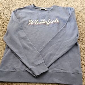 NWOT Embroidered Whitefish, MT Womens Sweatahirt Small